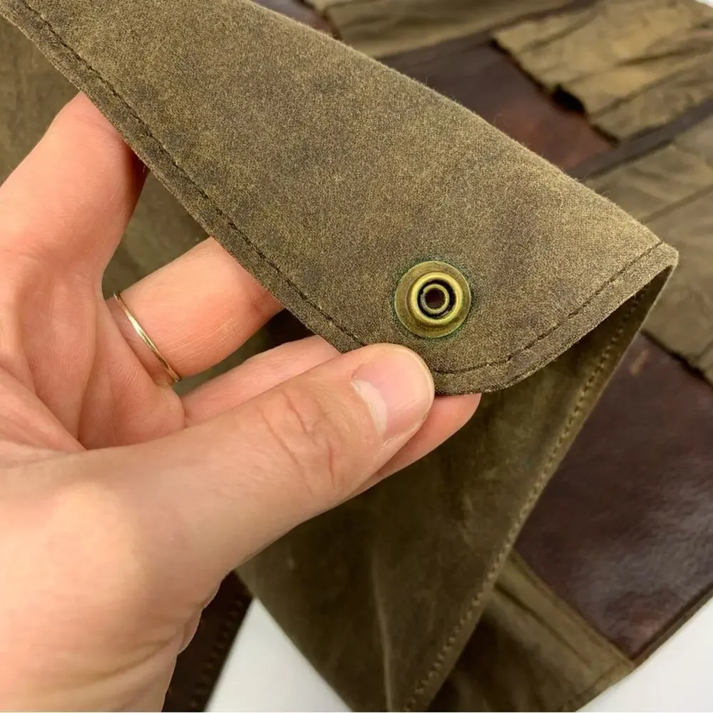 MOORE & GILES Meehan Bar Rollup Canvas & Leather